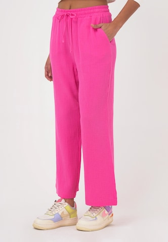 FRESHLIONS Regular Pants 'Mila' in Pink