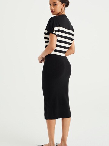 WE Fashion Kleid in Schwarz