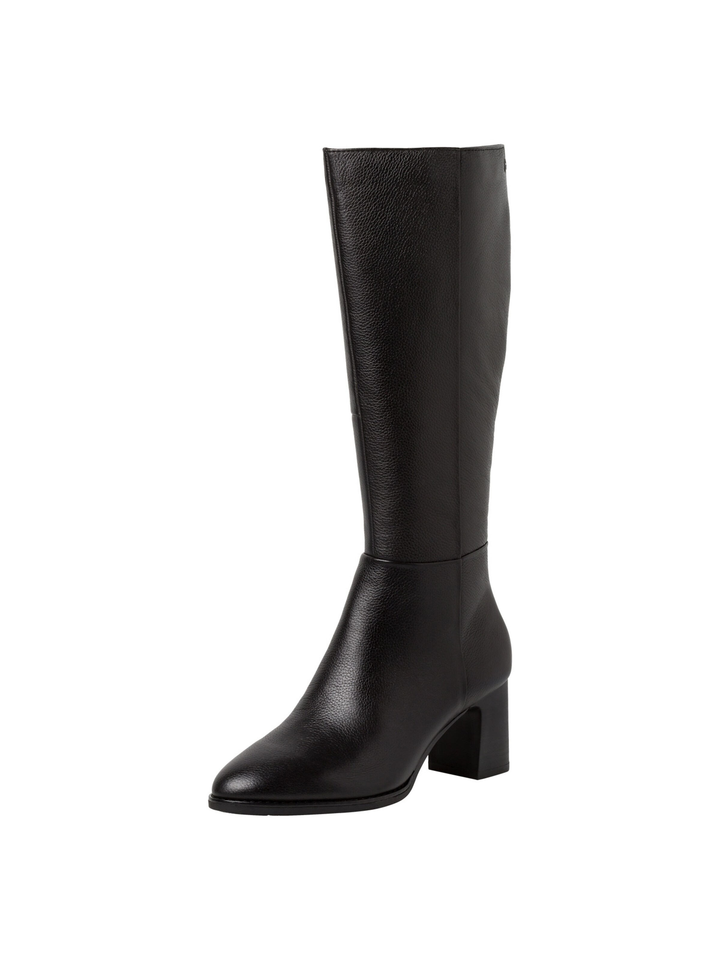Bottes Tamaris en noir : devant