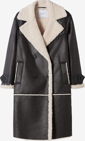 Bershka Winter coat in Black: front