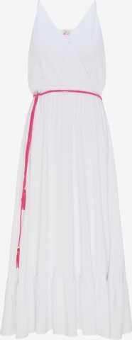 IZIA Summer Dress in White: front