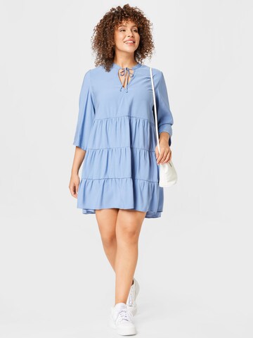 Vero Moda Curve Tunika 'KENIA' – modrá