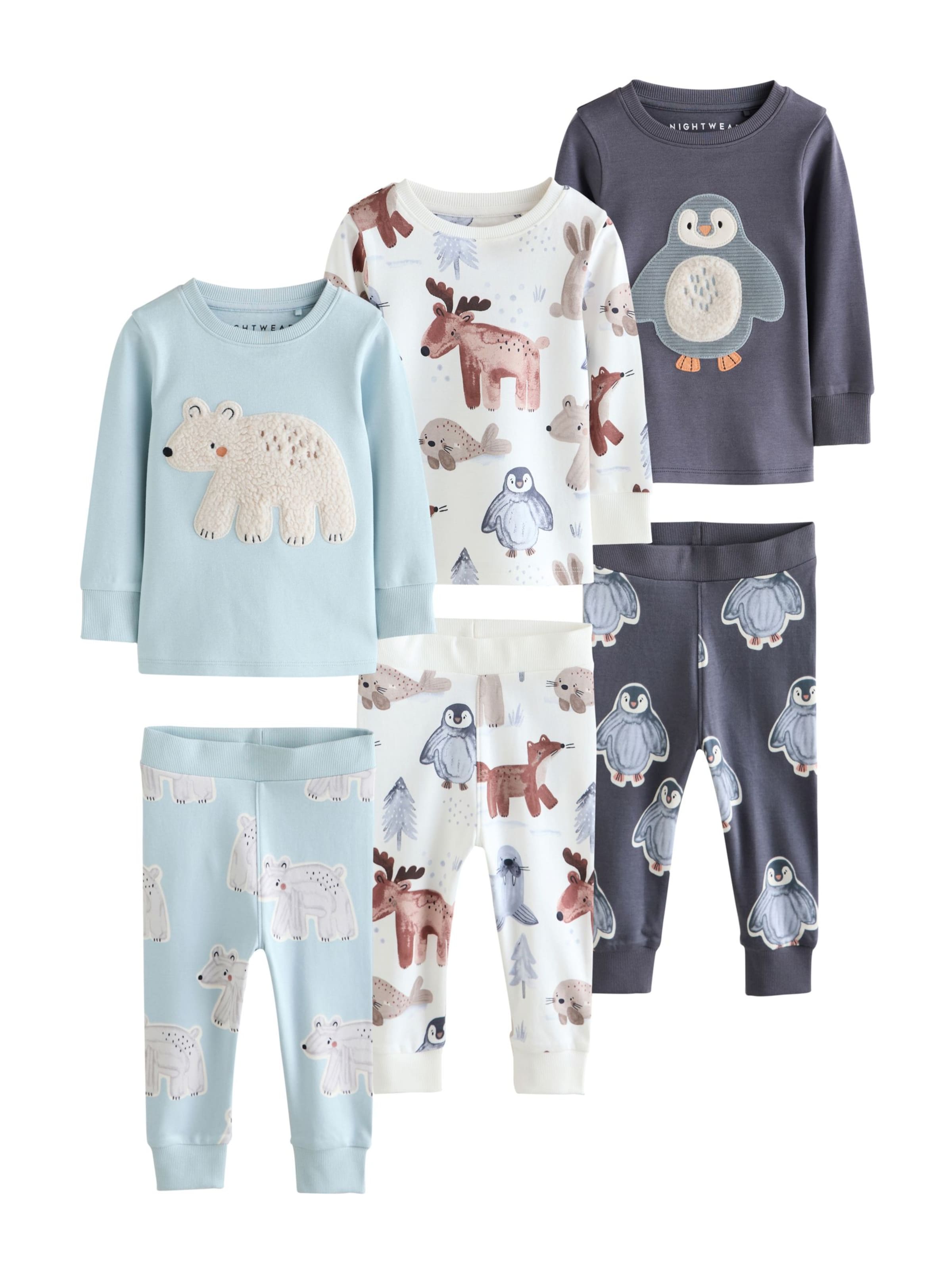 Next Schlafanzug in Blau: Vorderseite