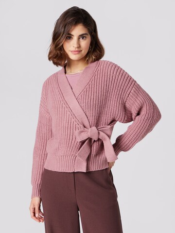 Guido Maria Kretschmer Women Knit Cardigan 'Chiara' in Pink: front