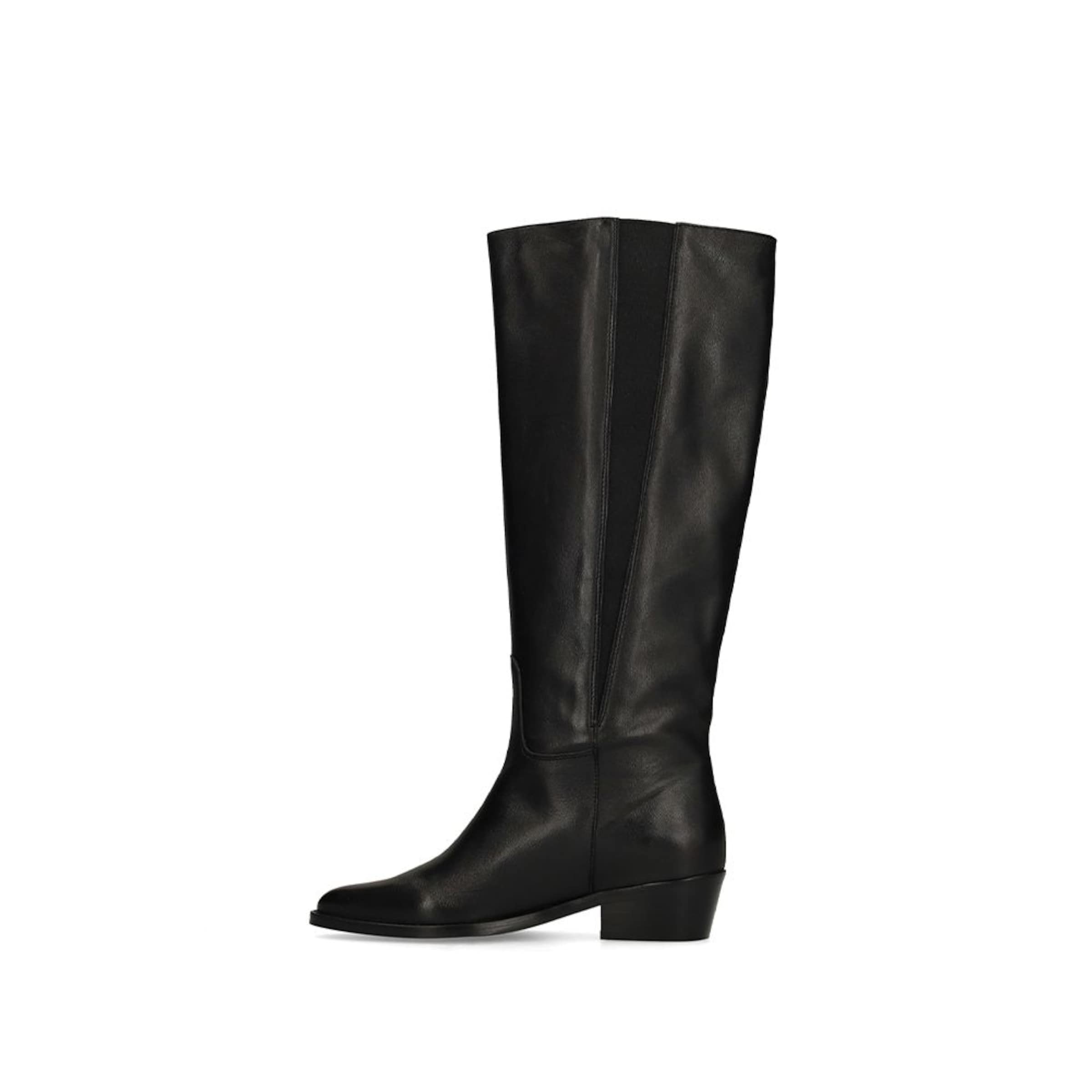 Bottes MANFIELD en noir : devant