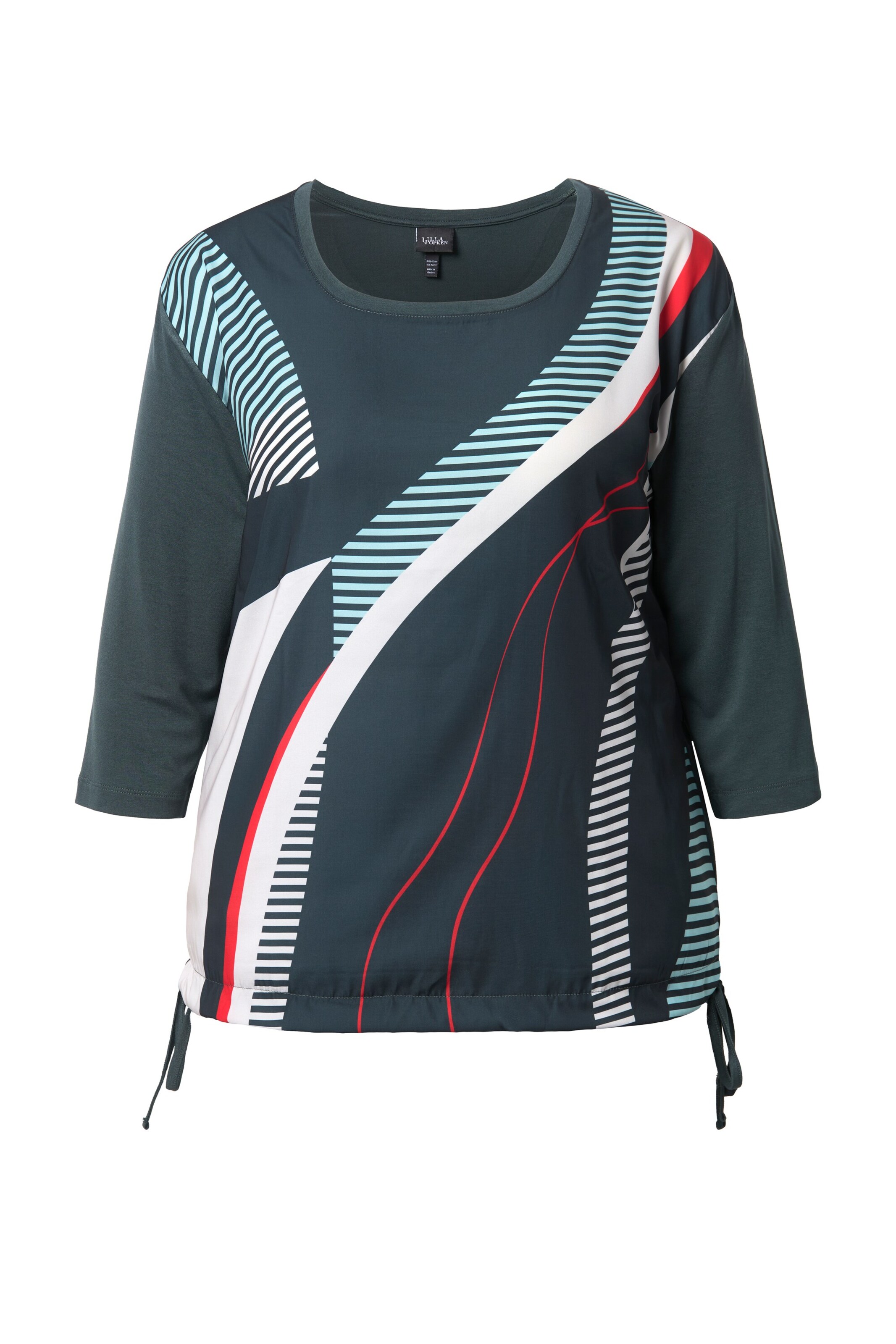 Ulla Popken Shirt in Blau: Vorderseite