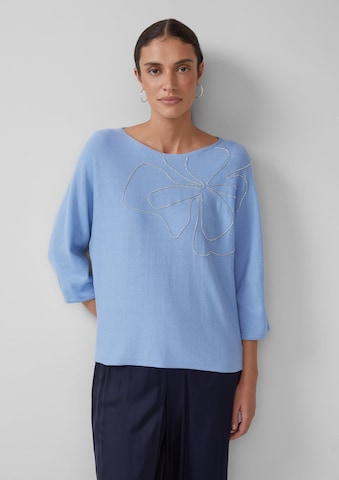 Pull-over s.Oliver BLACK LABEL en bleu : devant