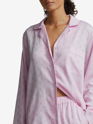 Polo Ralph Lauren Pajama ' Jacquard Polo Player ' in Pink