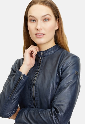 Gipsy Lederjacke in Blau