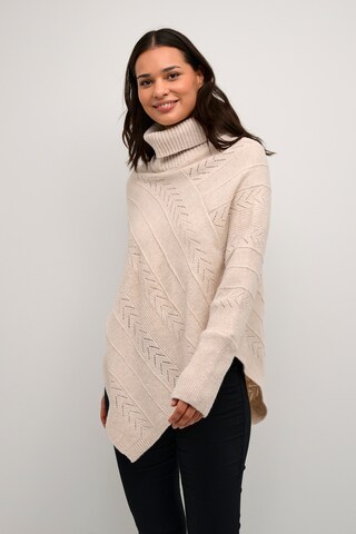 Cape 'Holiday' Cream en beige : devant