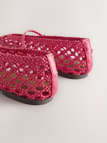 Next Ballerina met riempjes 'Forever Comfort' in Roze