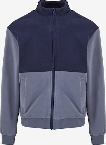 Giacca di pile di Urban Classics in blu: frontale