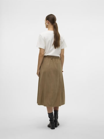 VERO MODA Skirt 'VILJA' in Brown