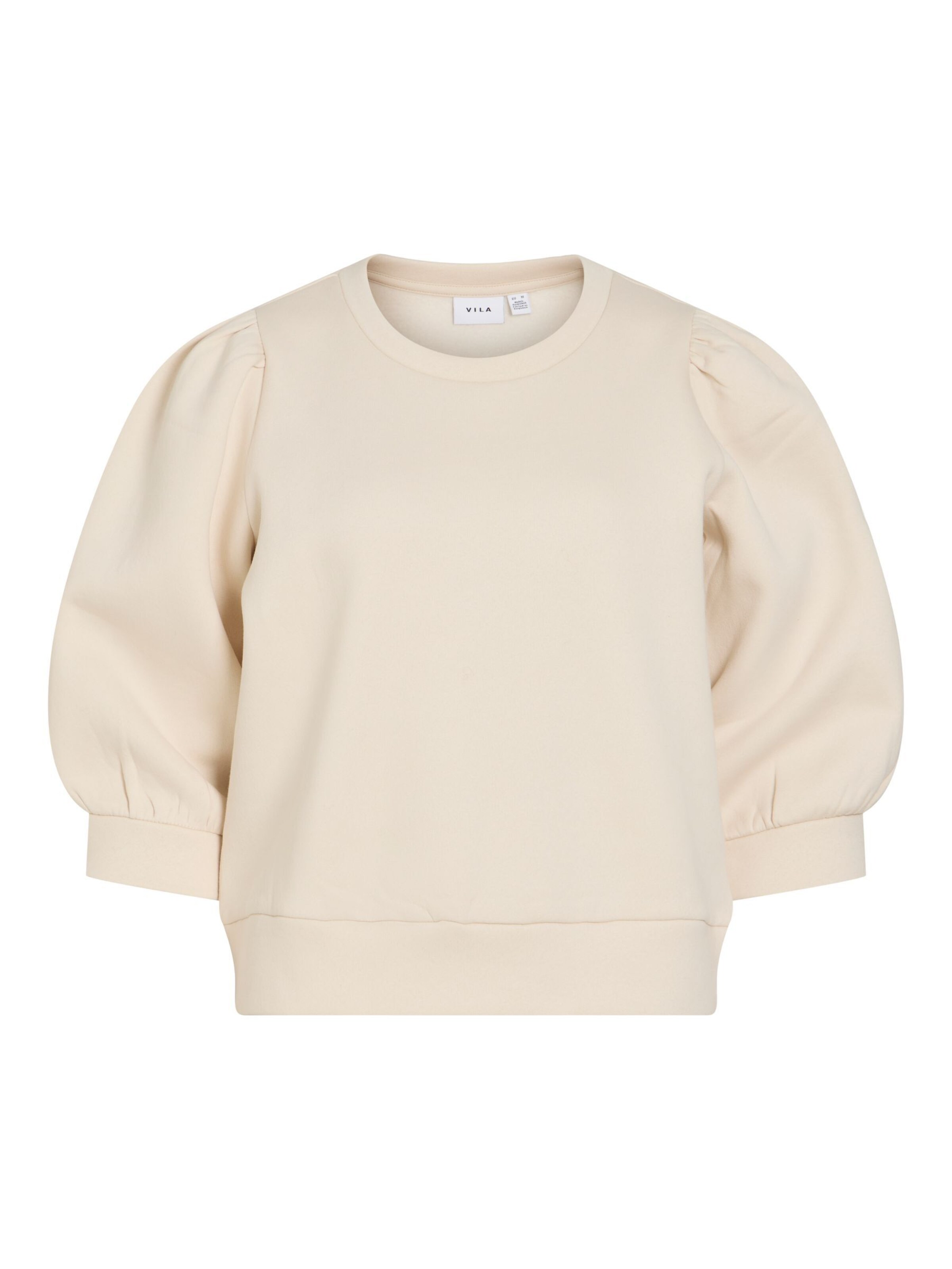 VILA Sweat-shirt 'VIVera' en S en beige clair, Vue avec produit