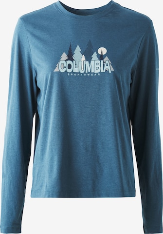mėlyna COLUMBIA Sportiniai marškinėliai 'Ruby Springs': priekis