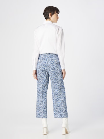 Weekend Max Mara Wide leg Pleated Pants 'STEGOLA' in Blue