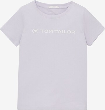 TOM TAILOR Shirt in Purple: front