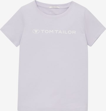 T-Shirt TOM TAILOR en violet : devant