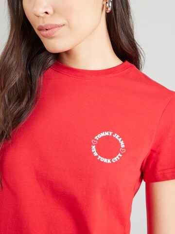 Maglietta di Tommy Jeans in rosso