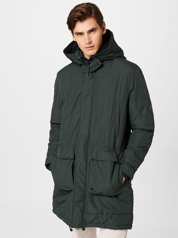 Alife and Kickin - Parka de inverno 'BlakeAK A' em verde: frente