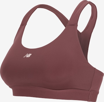 Soutien-gorge de sport 'Essential' new balance en violet : devant