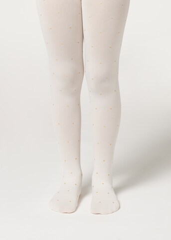 CALZEDONIA Tights in Beige: front