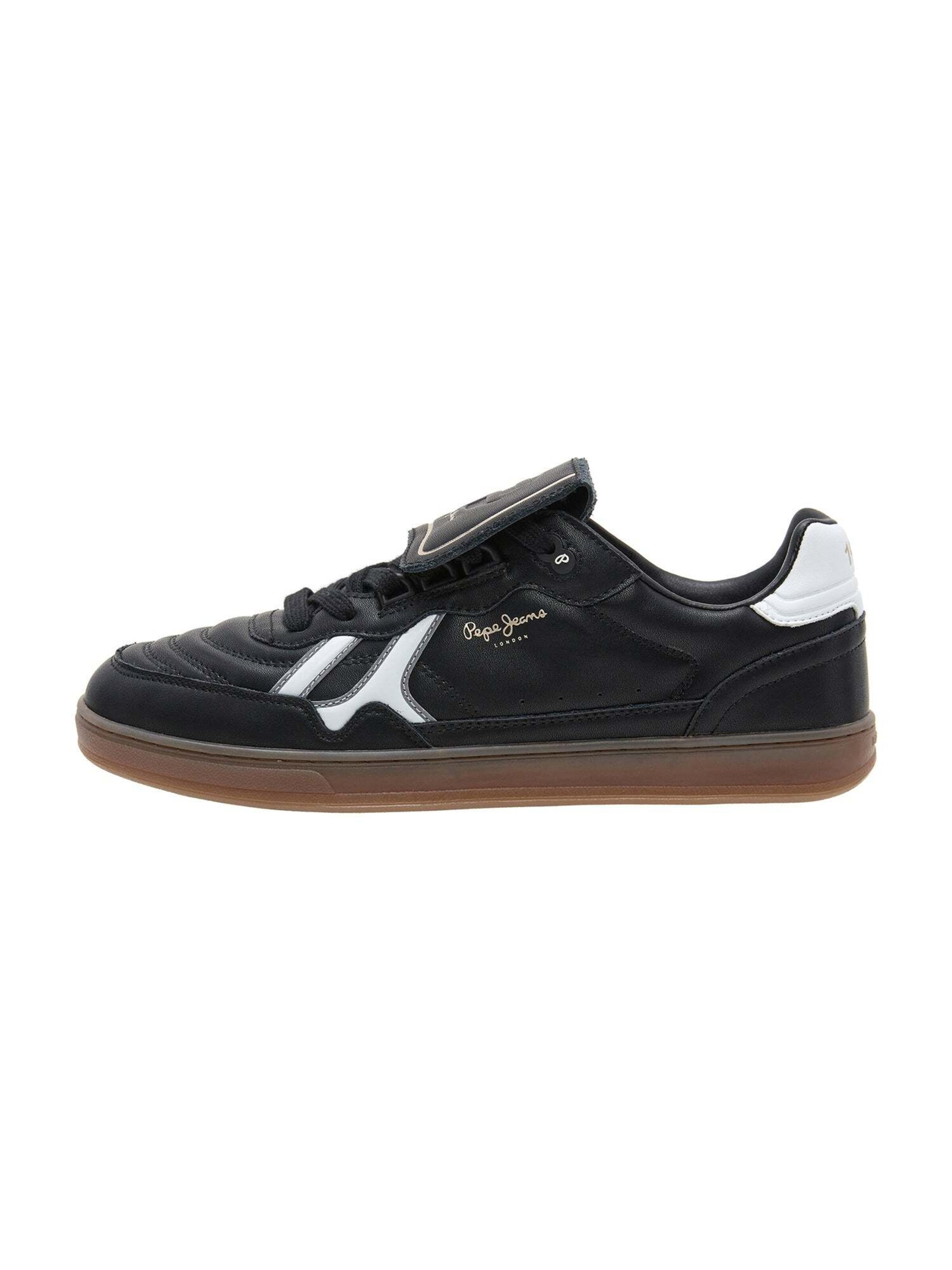 Pepe Jeans Platform trainers 'BALL EQUIP M' in Black: front