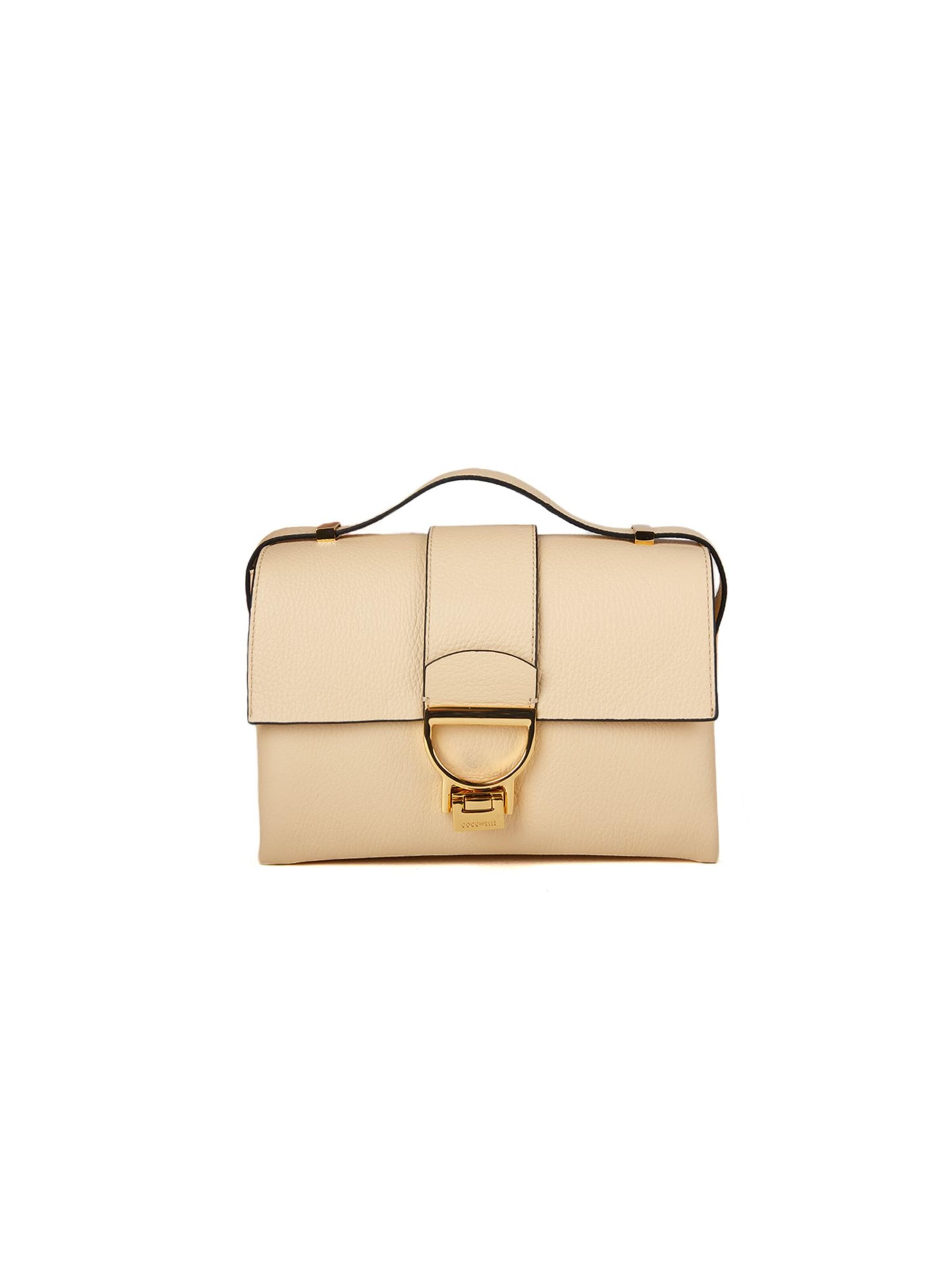 Coccinelle Umhängetasche 'Arlettis Handbag Grained Leather'‌‌‌‌ in Gelb: Vorderseite