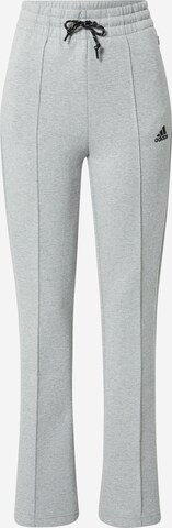 ADIDAS SPORTSWEAR Slim fit Workout Pants in Grey: front