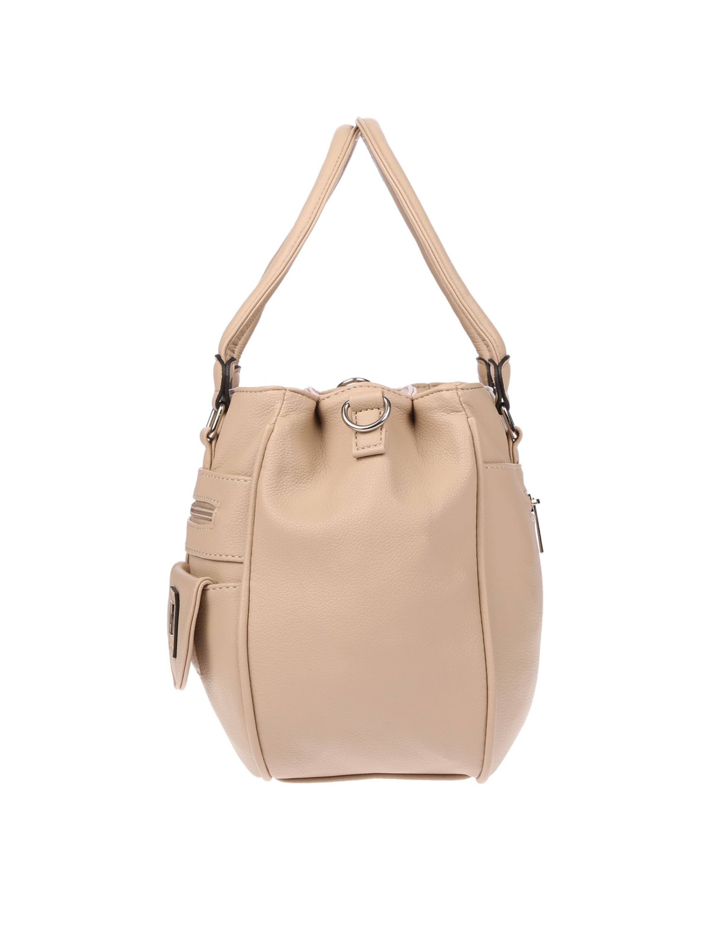 Christian Wippermann Handbag 'Große Damen Tasche Umhängetasche Schultertasche' in Beige