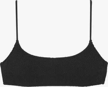 VIVANCE Bikini Top in Black: front