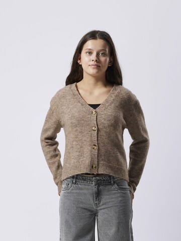 Cardigan NAME IT en marron : devant