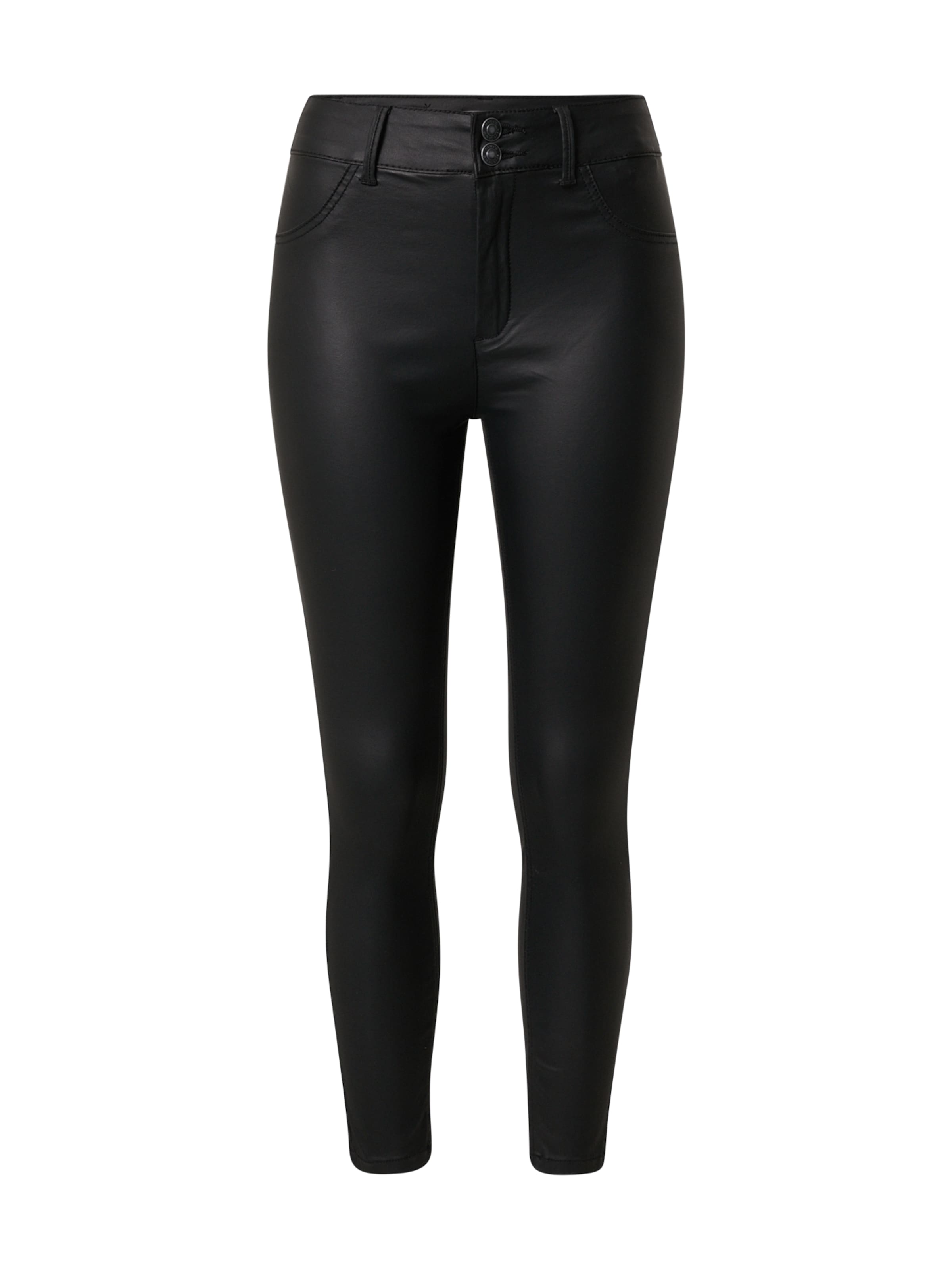 Skinny Pantalon Hailys en noir : devant