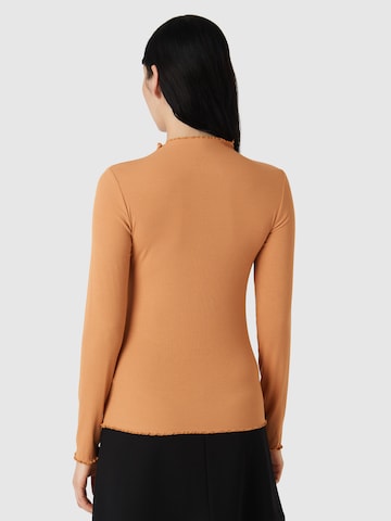 Les Lunes Shirt 'JUUNO' in Bruin