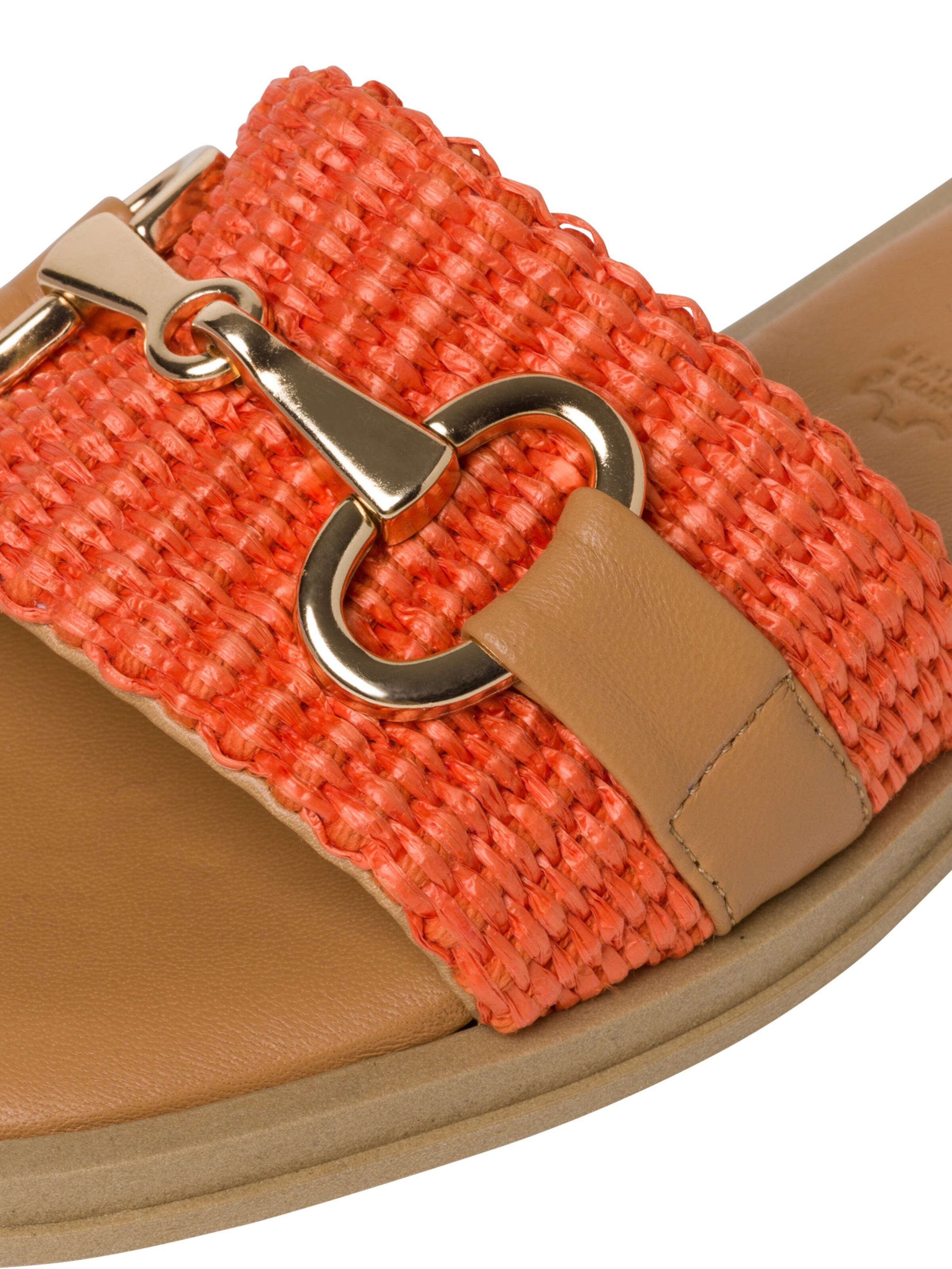 Tamaris Mules in Orange