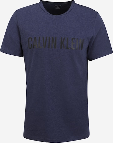 T-Shirt Calvin Klein Underwear en bleu : devant