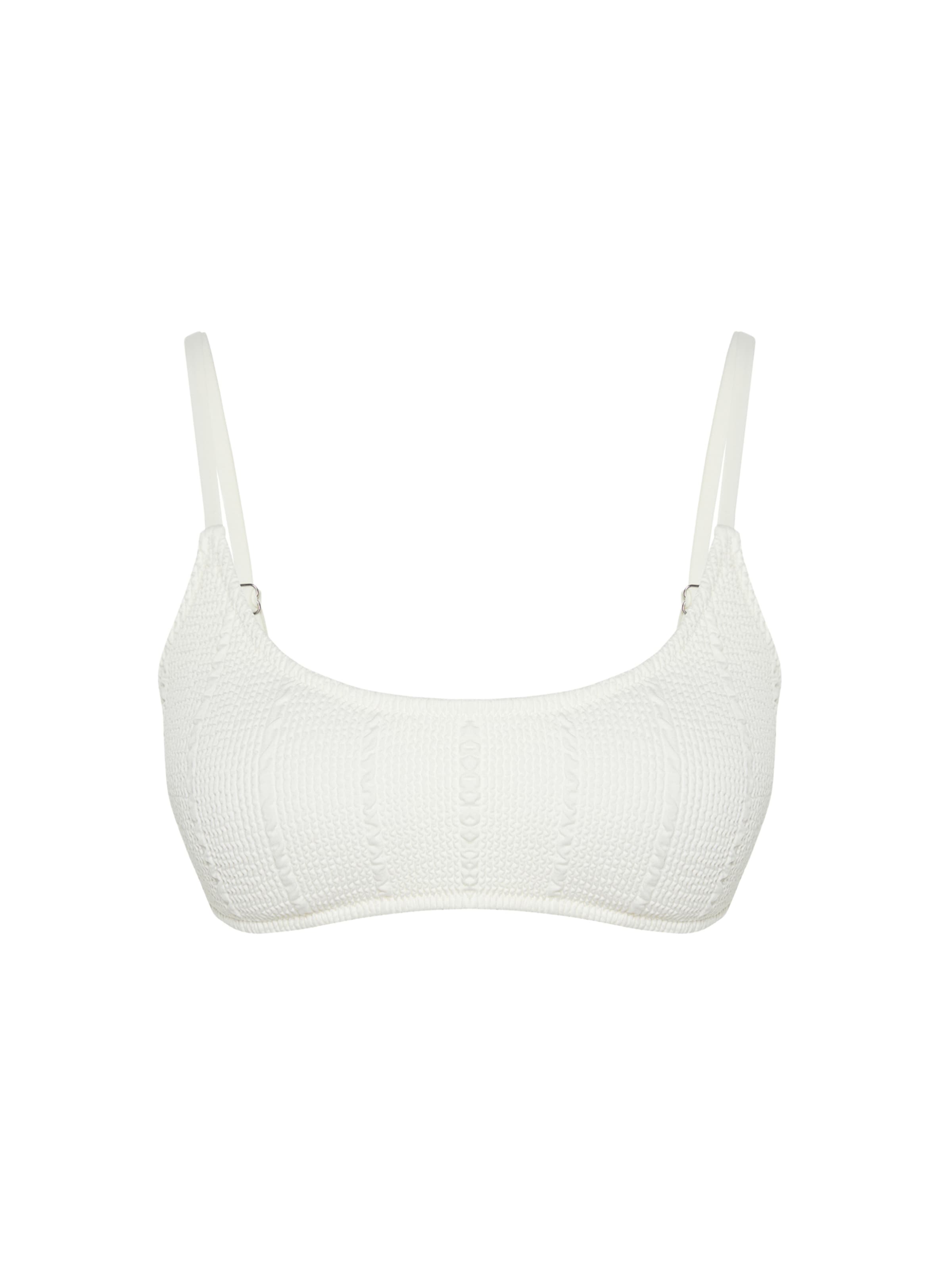 Trendyol - Clásico Top de bikini en beige: frente