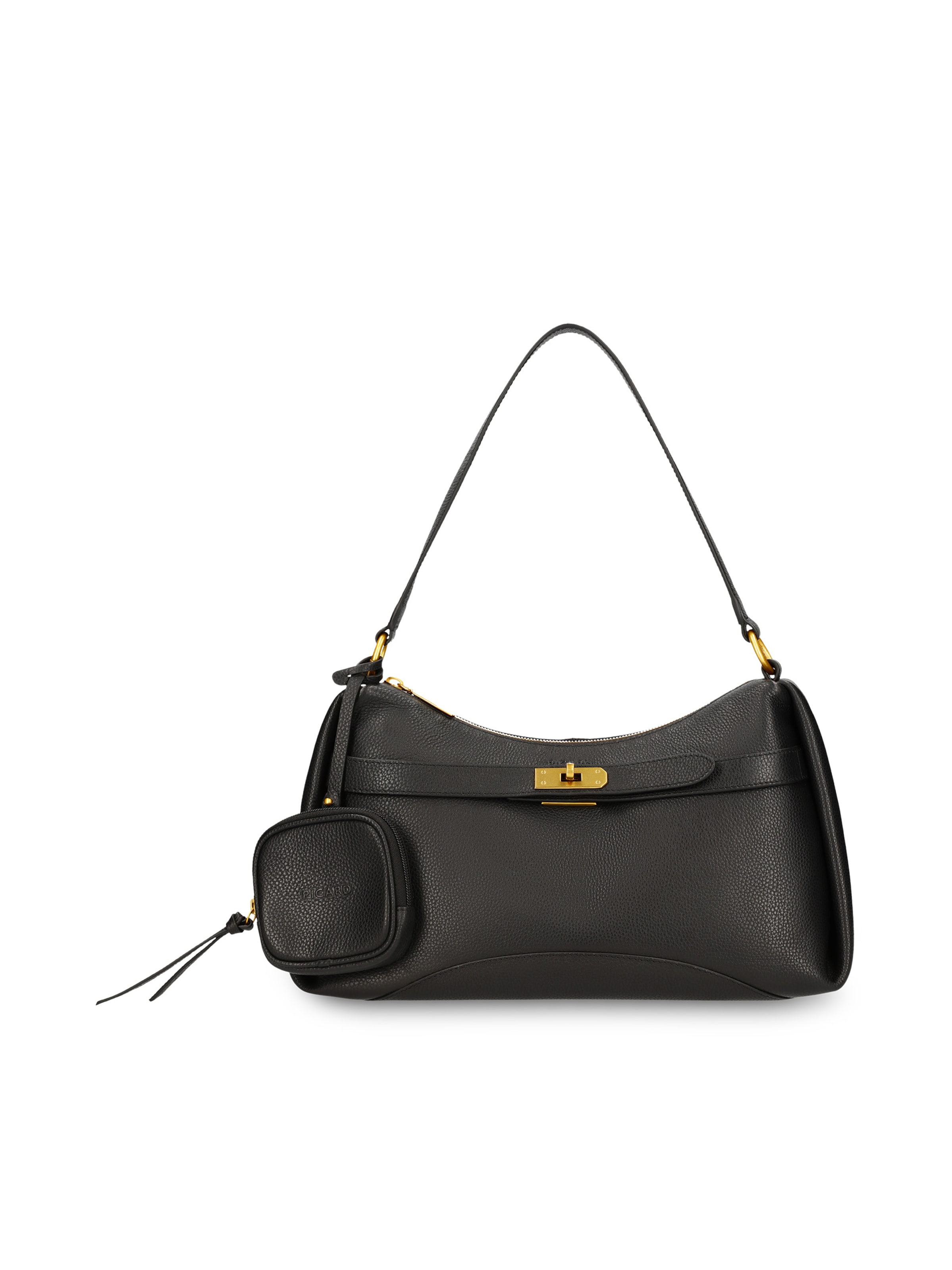 Picard Tasche ' Odeon ' in Schwarz: Vorderseite