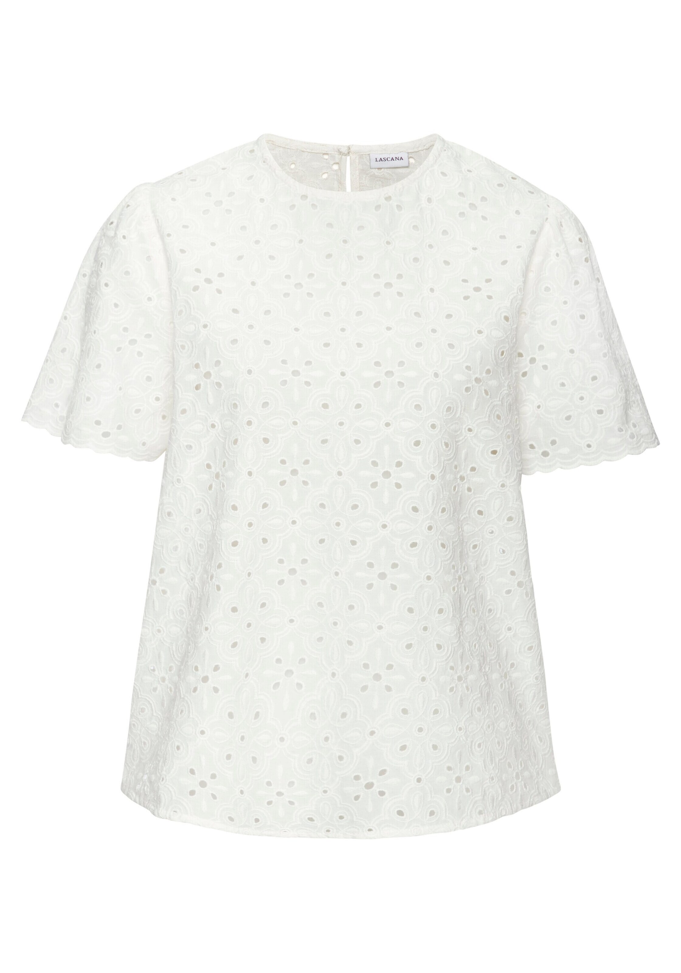 LASCANA Bluse in Weiß: Vorderseite