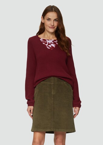 Pull-over s.Oliver en rouge : devant