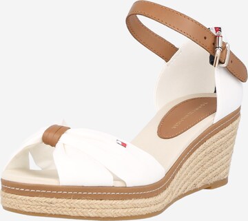 TOMMY HILFIGER - Sandália 'Elba' em branco: frente