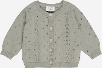 Hust & Claire Knit Cardigan 'Cleo' in Green: front