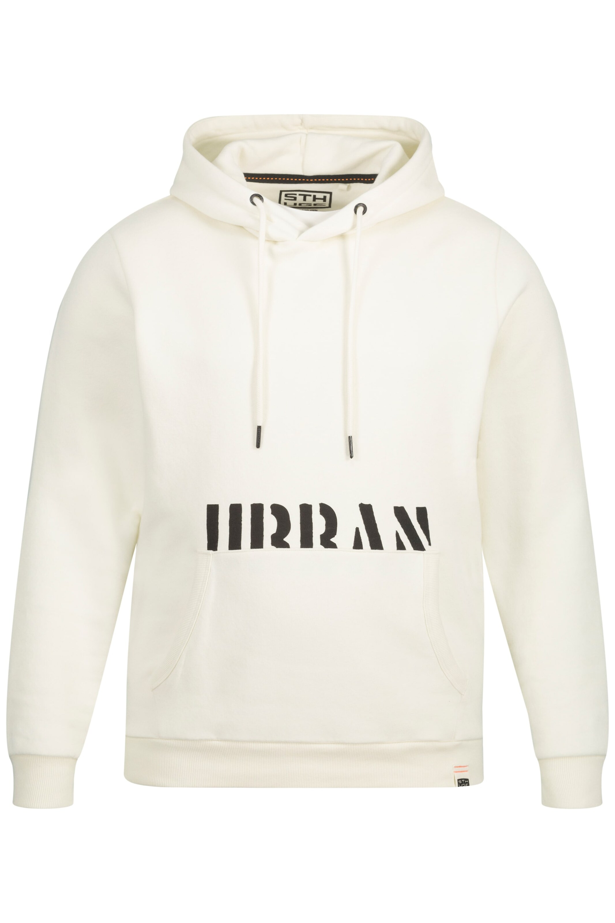 STHUGE Sweatvest in Beige: voorkant