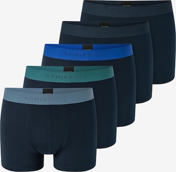 Boxers '95/5 Organic Cotton' SCHIESSER en bleu : devant