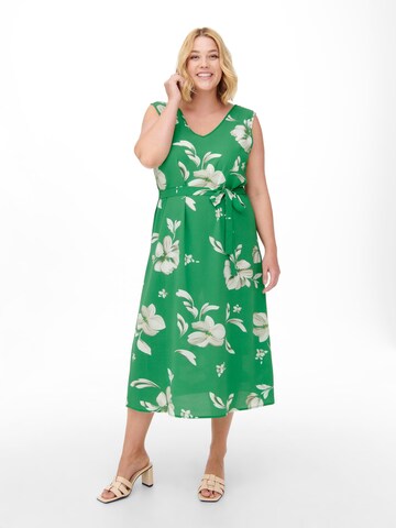 ONLY Carmakoma Dress 'Mille' in Green