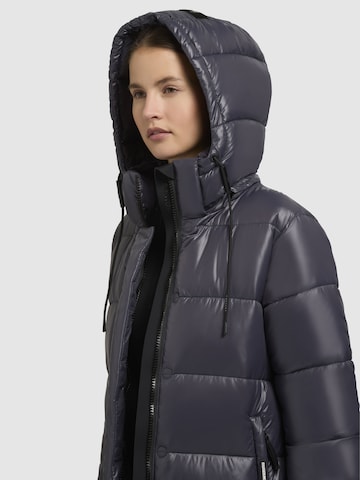 khujo - Sobretudo de inverno 'JULINA3 SATIN' em azul