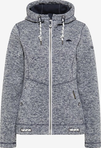 Schmuddelwedda Fleece Jacket in Grey: front