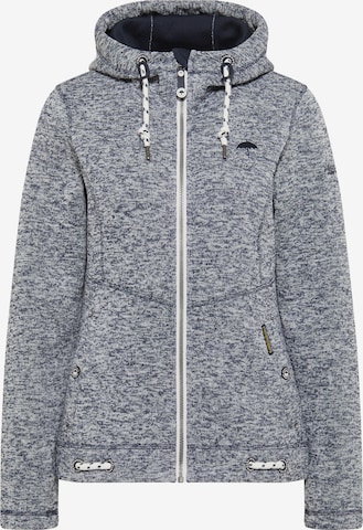 Schmuddelwedda Fleece Jacket in Grey: front