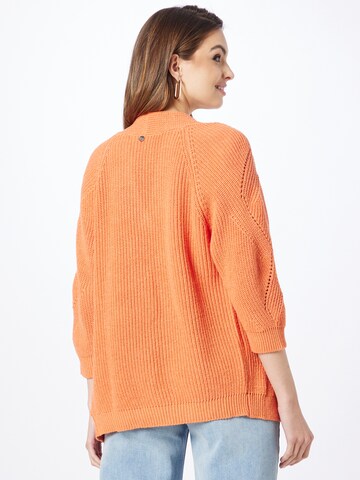 Rich & Royal Knit Cardigan in Orange