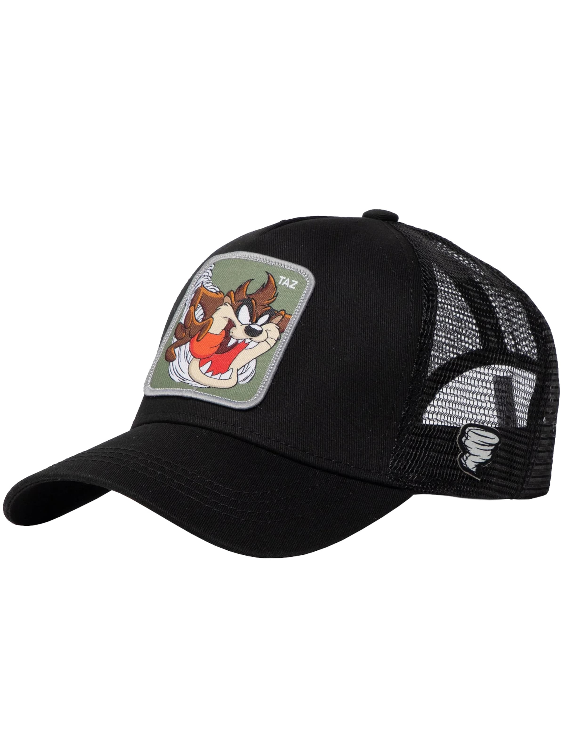 Capslab Cap 'Capslab Freegun Looney Tunes Trucker Cap' in Black: front